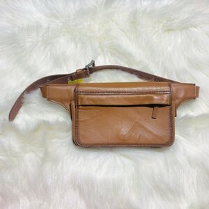 Frye NWT Leather Tan Belt Bag Fanny Pack Shoulder Purse Clutch Small/medium